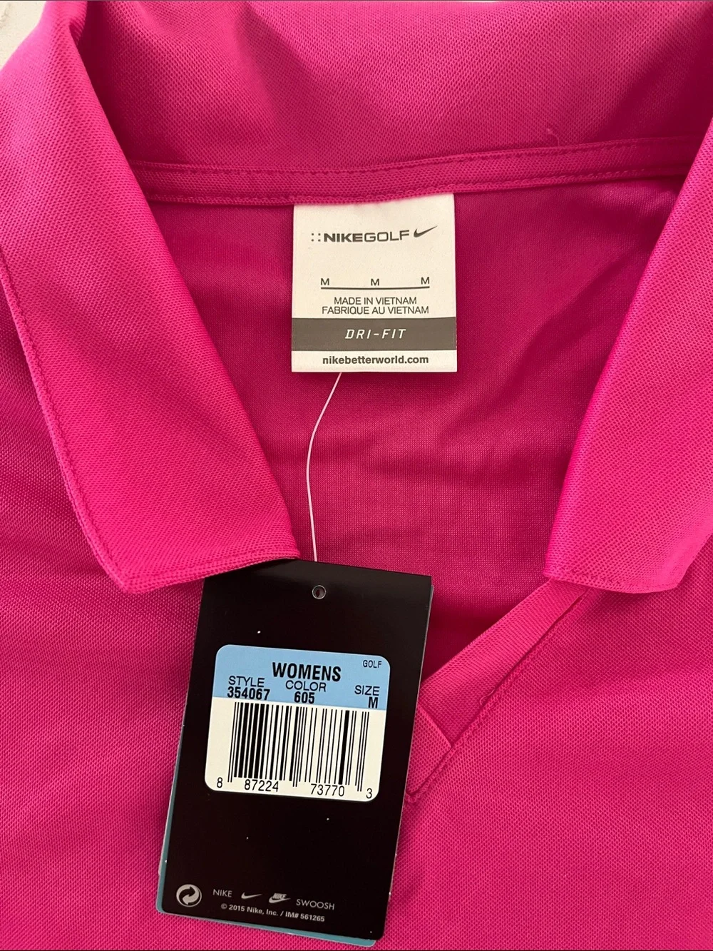Nike Women's Polo Shirt - Fuchsia Pink